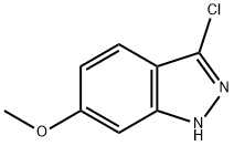 3-CHLORO-6-METHOXY (1H)INDAZOLE Structure