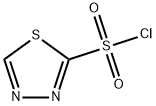 1,3,4-티아디아졸-2-설포닐클로라이드 구조식 이미지