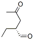 Pentanal, 2-ethyl-4-oxo-, (2R)- (9CI) Structure