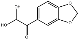 3,4-(METHYLENEDIOXY)PHENYLGLYOXAL HYDRATE 구조식 이미지