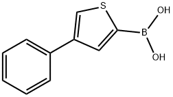 4-페닐티오펜-2-보론산 구조식 이미지