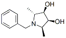 3,4-Pyrrolidinediol, 2,5-dimethyl-1-(phenylmethyl)-, (2R,3R,4S,5R)- (9CI) 구조식 이미지