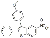 3-(p-Methoxyphenyl)-5-nitro-2-phenylbenzo[b]thiophene Structure