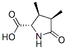 L-프롤린,3,4-디메틸-5-옥소-,(3S,4R)-(9CI) 구조식 이미지