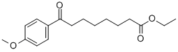 에틸렌8-(4-METHOXYPHENYL)-8-OXOOCTANOATE 구조식 이미지