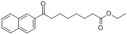 에틸8-(2-나프틸)-8-옥소옥타노에이트 구조식 이미지