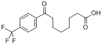8-OXO-8-(4-트리플루오로메틸페닐)옥탄산 구조식 이미지
