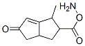 2-Pentalenecarboxylicacid,2-amino-1,2,3,3a,4,5-hexahydro-5-oxo-,methyl Structure