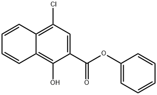 Phenyl 4-chloro-1-hydroxy-2-naphthoate Structure