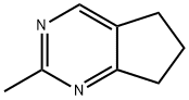 5H-사이클로펜타피리미딘,6,7-디하이드로-2-메틸-(9Cl) 구조식 이미지