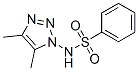 N-(4,5-디메틸-1H-1,2,3-트리아졸-1-일)벤젠술폰아미드 구조식 이미지