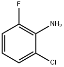 2-Chloro-6-fluoroaniline 구조식 이미지
