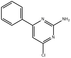 2-AMINO-4-CHLORO-6-PHENYLPYRIMIDINE Structure
