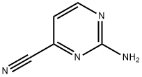 4-Pyrimidinecarbonitrile, 2-amino- (9CI) 구조식 이미지