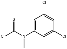 N-(3,5-DICHLOROPHENYL)-N-METHYL-THIOCARBAMOYL CHLORIDE Structure