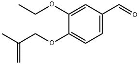 Benzaldehyde, 3-ethoxy-4-[(2-methyl-2-propenyl)oxy]- (9CI) 구조식 이미지