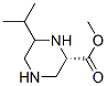 2-Piperazinecarboxylicacid,6-(1-methylethyl)-,methylester,(2S)-(9CI) Structure