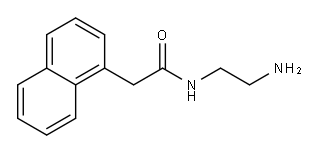 N-(2-AMINOETHYL)-2-(1-NAPHTHYL)ACETAMIDE 구조식 이미지