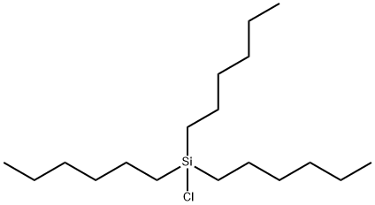 TRI-N-HEXYLCHLOROSILANE 구조식 이미지