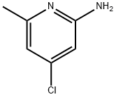 2-Amino-4-chloro-6-picoline  구조식 이미지