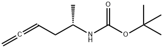 Carbamic acid, [(1S)-1-methyl-3,4-pentadienyl]-, 1,1-dimethylethyl ester (9CI) Structure