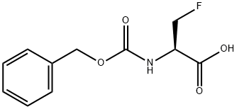 (R)-N-Cbz-2-aMino-3-fluoropropanoic acid Structure