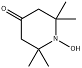 1-하이드록시-2,2,6,6-테트라메틸-4-옥소피페리딘 구조식 이미지