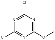 2,4-Dichloro-6-methoxy-1,3,5-triazine 구조식 이미지