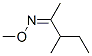 N-Methoxy-3-methylpentane-2-imine Structure