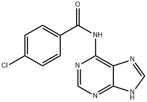 4-Chloro-N-(1H-purin-6-yl)benzamide Structure