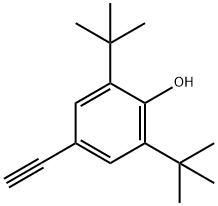 2,6-DI-TERT-BUTYL-4-ETHYNYL-PHENOL Structure