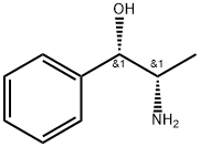(R*,R*)-alpha-(1-aminoethyl)benzyl alcohol 구조식 이미지