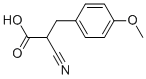 2-CYANO-3-(4-METHOXYPHENYL)PROPIONIC ACID Structure