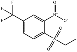1-(에틸술포닐)-2-니트로-4-(트리플루오로메틸)벤젠 구조식 이미지