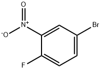 4-Bromo-1-fluoro-2-nitrobenzene 구조식 이미지