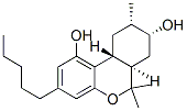 (6aR)-6aβ,7,8,9,10,10aα-Hexahydro-6,6,9β-trimethyl-3-pentyl-6H-dibenzo[b,d]pyran-1,8β-diol 구조식 이미지