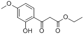 3-(2-HYDROXY-4-METHOXY-PHENYL)-3-OXO-PROPIONIC ACID ETHYL ESTER Structure