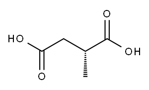 (R)-(+)-Methylsuccinic acid 구조식 이미지
