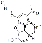 acetylcodeine hydrochloride Structure