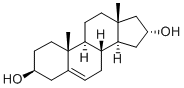 5-Androsten-3beta,16alpha-diol Structure