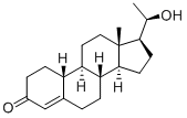 (8S,9S,10R,13R,14S,17S)-17-(1-hydroxyethyl)-13-methyl-2,6,7,8,9,10,11,12,14,15,16,17-dodecahydro-1H-cyclopenta[a]phenanthren-3-one Structure