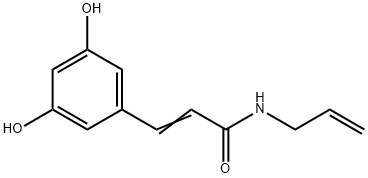 2-Propenamide, 3-(3,5-dihydroxyphenyl)-N-2-propenyl- (9CI) 구조식 이미지