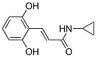 2-Propenamide, N-cyclopropyl-3-(2,6-dihydroxyphenyl)- (9CI) Structure