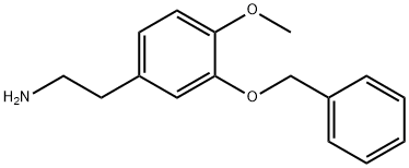 2-(3-(benzyloxy)-4-methoxyphenyl)ethanamine 구조식 이미지