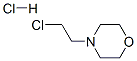 4-(2-클로로에틸)몰포린 염산 구조식 이미지