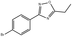 3-(4-BROMOPHENYL)-5-ETHYL-1,2,4-OXADIAZOLE Structure