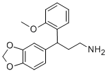 3-BENZO[1,3]DIOXOL-5-YL-3-(2-METHOXY-PHENYL)-PROPYLAMINE Structure