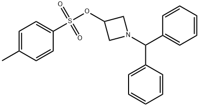 3-Azetidinol, 1-(diphenylmethyl)-, 3-(4-methylbenzenesulfonate) 구조식 이미지