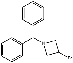 1-Benzhydryl-3-bromoazetidine Structure