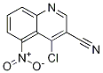 3-Quinolinecarbonitrile, 4-chloro-5-nitro- Structure